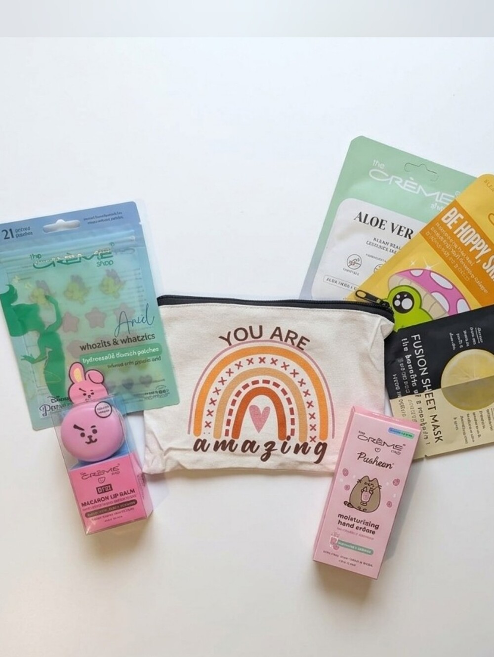 Creme Shop Bundle With You Are Amazing Canvas Pouch - Picture 1 of 14